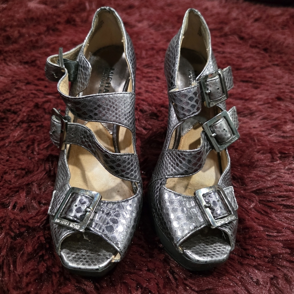 Michael Kors Metallic Heels